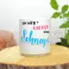 Handlettering Tasse Schnaps